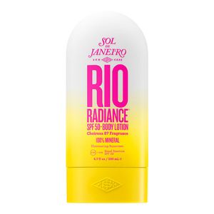 Loción Corporal con Protector Solar y Niacinamide Rio Radiance™ SPF 50 Mineral Body Lotion Sunscreen with Niacinamide